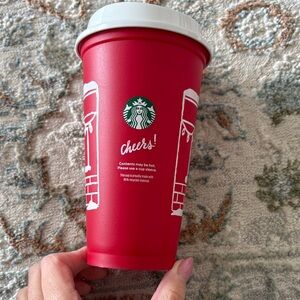 Starbucks Festive Red Party Cup
